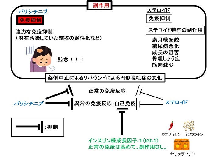 円形脱毛症　病院